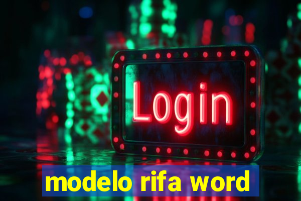 modelo rifa word